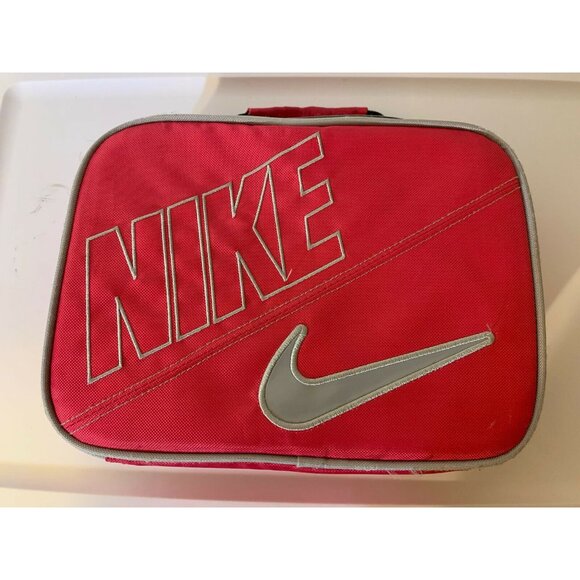 NIKE Swoosh PINK FORCE Insulated Soft Lunch Box Bag TOTE - Picture 2 of 7